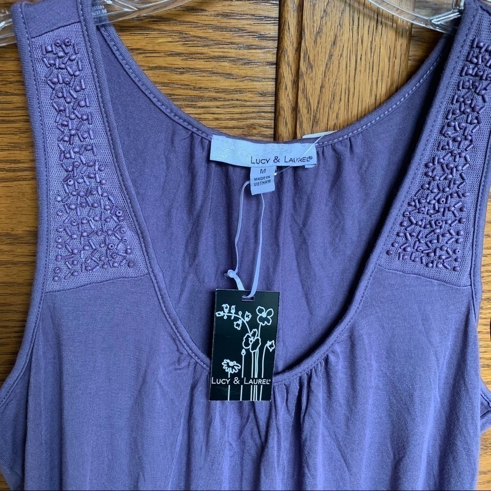 LUCY & LAUREL sleeveless top 🆕 NWT